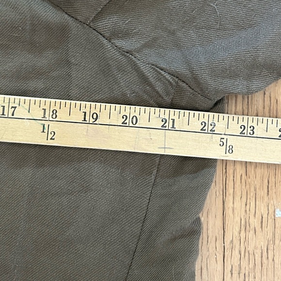 Coldwater Creek Brown Tan Open Front Jacket Blazer LINEN Rayon Women Plus 18 - Picture 5 of 6